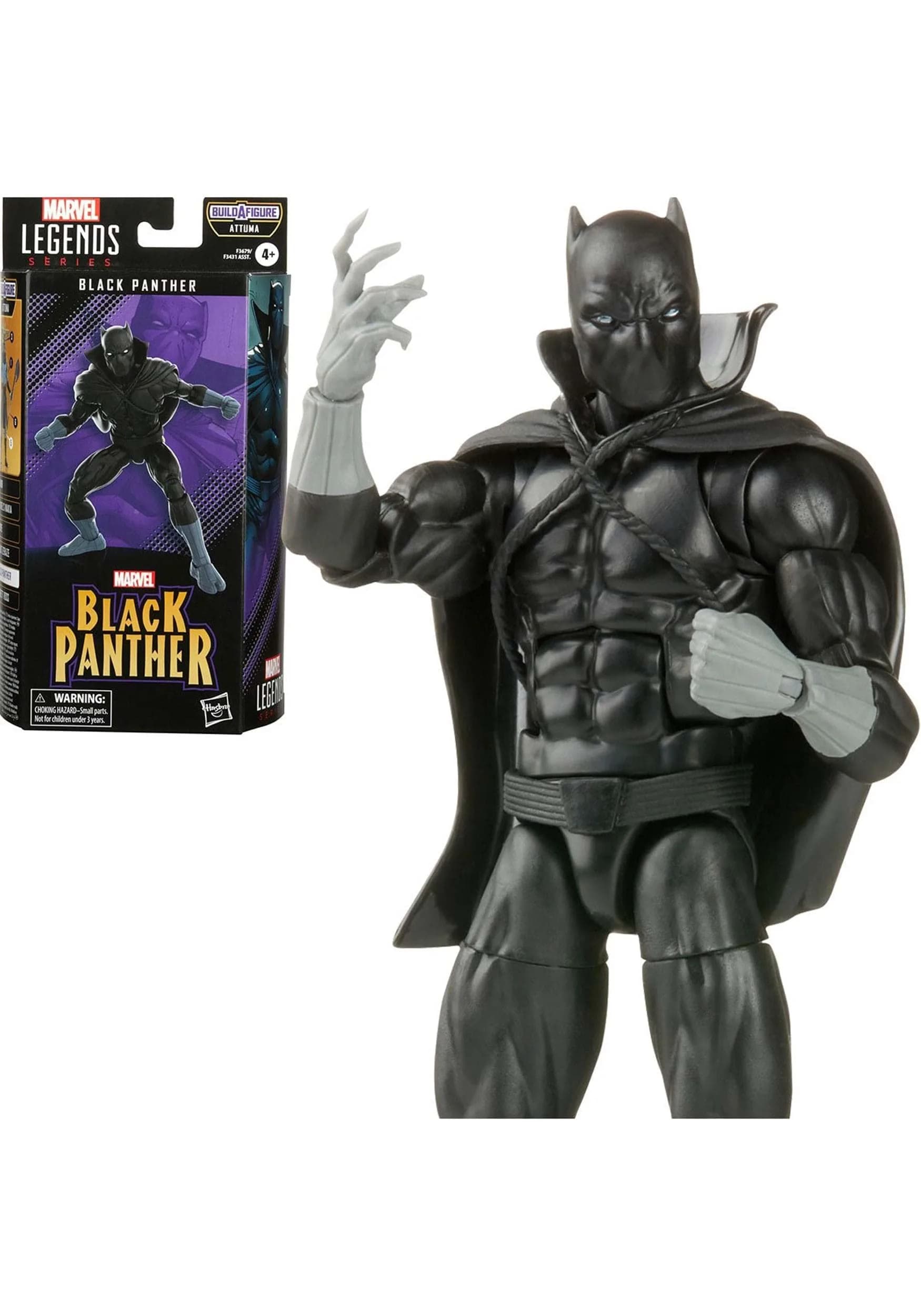 Marvel Legends Series Classic Comics Black Panther 6-inch Action Figure Toy | 15.24 cm (6 inch) - main product image