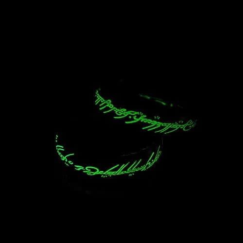 Meilord 6mm Lord of The Rings Ring for Men & Women Gold Silver Glow | Comfort Fit, Glows in Dark (70-120 chars) thumbnail 4