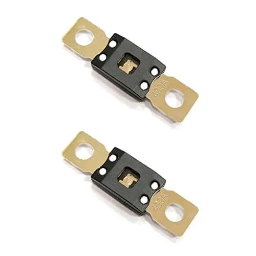 parts PTT MEGA/AMG Fuse 400 Amp 32V M8 (5/16") Stud, 2-Pack | High-Current Time Delay Bolt Down Automotive/Marine thumbnail 1