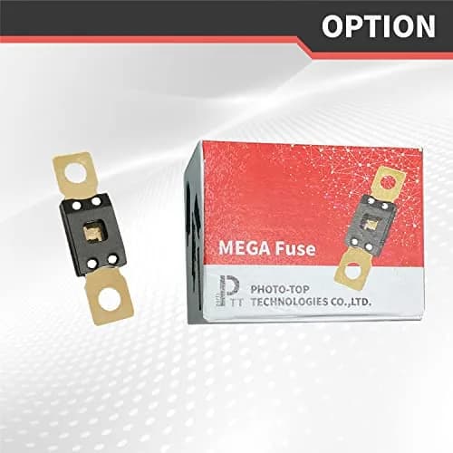 Parts PTT MEGA/AMG Bolt Fuse 40 Amp, 32V, 2000A @ 32VDC Interrupting Rating, Bolt Down, Automotive/Marine (2-Pack) thumbnail 7