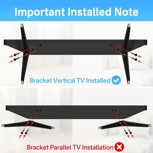 notiela TV Stand Legs Replacement for Element TVs - Black | Set of 2 Movable Feet thumbnail 6