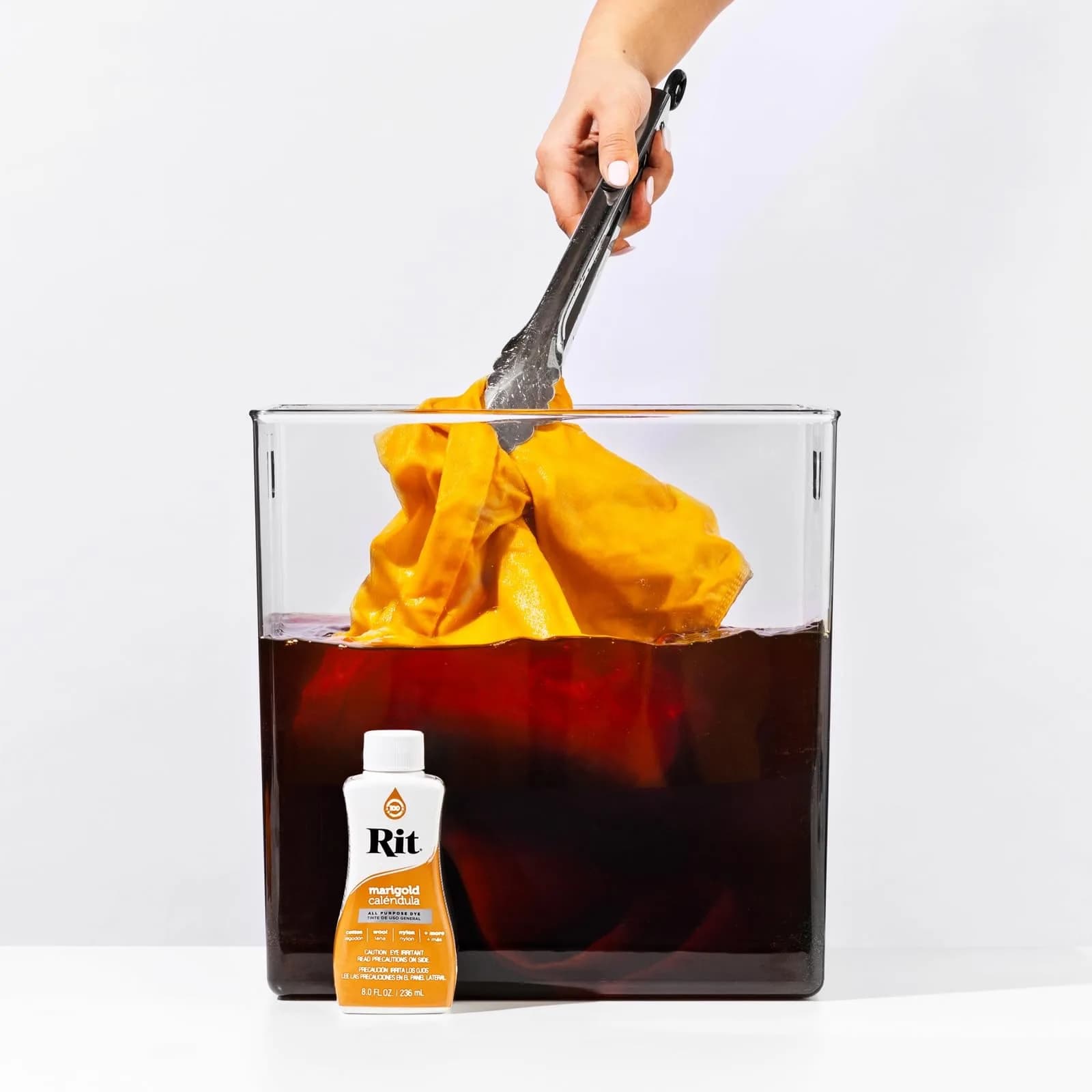 Rit Liquid Fabric Dye, Marigold Color - 237ml (8 Fl Oz) for All Fabrics - view 4