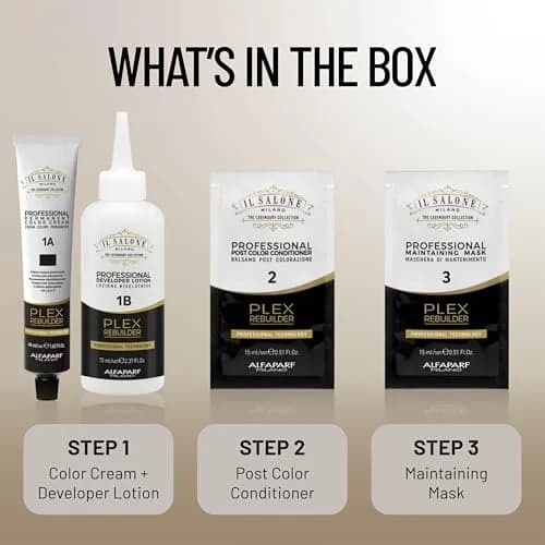 Il Salone Milano Plex Bond Rebuilder Permanent Hair Color Kit - 12.11 | Salon-Quality, Anti-Breakage, Long-Lasting (70-120 chars) thumbnail 6