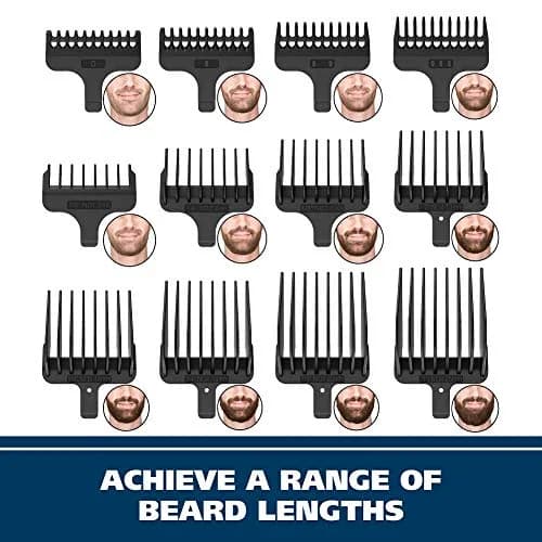 Wahl Stainless Steel Lithium Ion 2.0+ Slate Beard Trimmer for Men - Electric Shaver, Nose Ear Trimmer, Rechargeable All in One Men's Grooming Kit (Pack of 6) | 5-Year Limited Warranty thumbnail 7