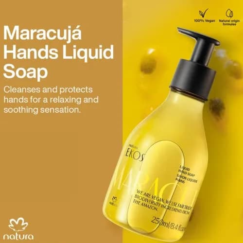 natura Ekos Maracujá Soothing Hand Wash Set | Natural Amazon Bioactives, Moisturizes & Cleanses Hands, 8.4 Fl Oz thumbnail 5
