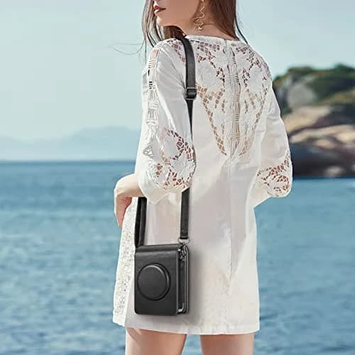 FINTIE Camera Case for Fujifilm Instax Mini EVO Camera with Strap | Premium Synthetic Leather, Protective & Convenient thumbnail 7