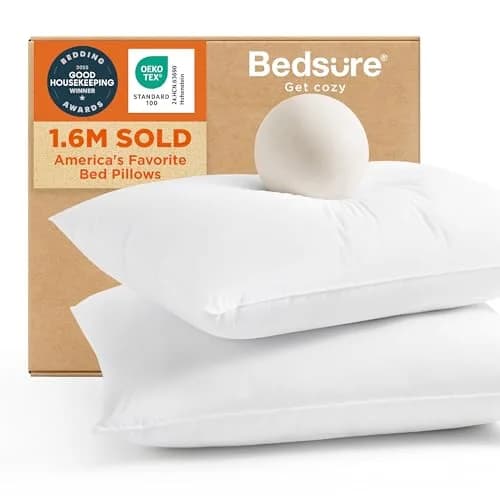 Bedsure King Size Pillow Set of 2 | Cloud-Like Comfort & OEKO-TEX Certified thumbnail 1