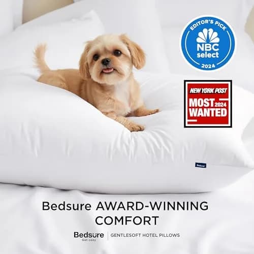 Bedsure King Size Pillow Set of 2 | Cloud-Like Comfort & OEKO-TEX Certified thumbnail 5