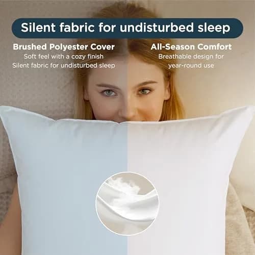 Bedsure King Size Pillow Set of 2 | Cloud-Like Comfort & OEKO-TEX Certified thumbnail 2