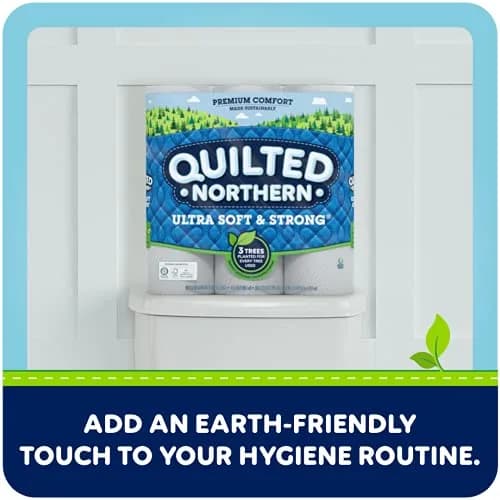 Quilted Northern Ultra Soft & Strong Toilet Paper, 32 Mega Rolls (10496 Sheets Total) | 2-Ply Bath Tissue thumbnail 8