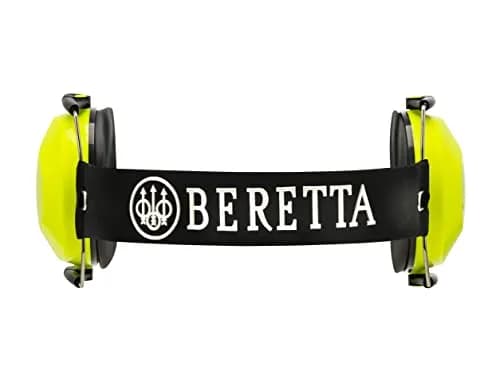 Beretta Safety Pro Earmuff Yellow Fluorescent | 25dB Noise Reduction Rating for Shooting Range thumbnail 3