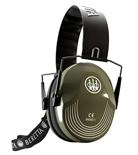 Beretta Unisex Safety Pro Earmuff Green | 25dB Noise Reduction Rating thumbnail 1