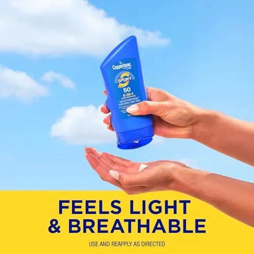 Coppertone Sport Sunscreen Lotion SPF 50, 6 x 3 Fl Oz (18 Fl Oz Total) | Broad Spectrum UVA/UVB Protection thumbnail 8