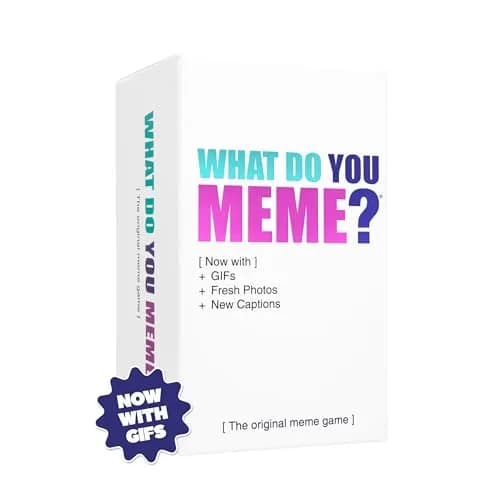 WHAT DO YOU MEME? Core Game GIF Edition | Hilarious Adult Meme Card Game for Parties & Travel thumbnail 1