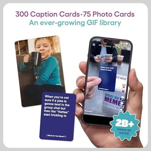 WHAT DO YOU MEME? Core Game GIF Edition | Hilarious Adult Meme Card Game for Parties & Travel thumbnail 2