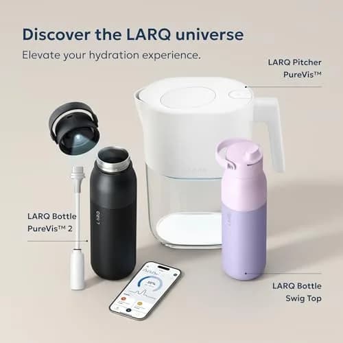 LARQ Bottle Filtered Insulated Water Bottle with Filter Straw 500ml (17 oz) | Removes Chlorine, PFAS, Lead thumbnail 8