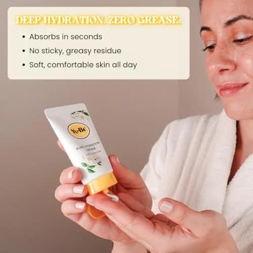 Yu-Be Yuzu Pure Hydration Cream Duo | Deep Moisturizer for Sensitive & Dry Skin (70-120c) thumbnail 6