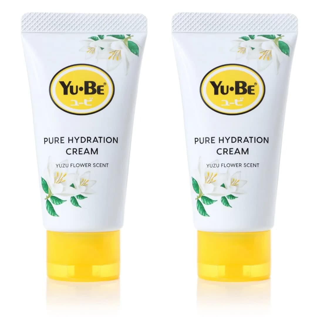 Yu-Be Yuzu Pure Hydration Cream Duo | Deep Moisturizer for Sensitive & Dry Skin (70-120c) — 1.35 Fl Oz