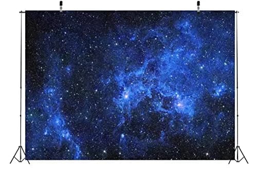 BELECO 7x5ft Fabric Galaxy Stars Backdrop Starry Night Sky | Space Theme Photography Background thumbnail 4