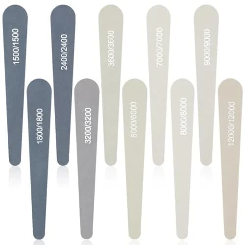 Honoson 10 Pcs Sanding Sticks for Plastic Models, High Grits, Water Drop | Assorted Grits for Fine Finishing thumbnail 1