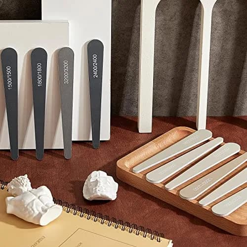 Honoson 10 Pcs Sanding Sticks for Plastic Models, High Grits, Water Drop | Assorted Grits for Fine Finishing thumbnail 7