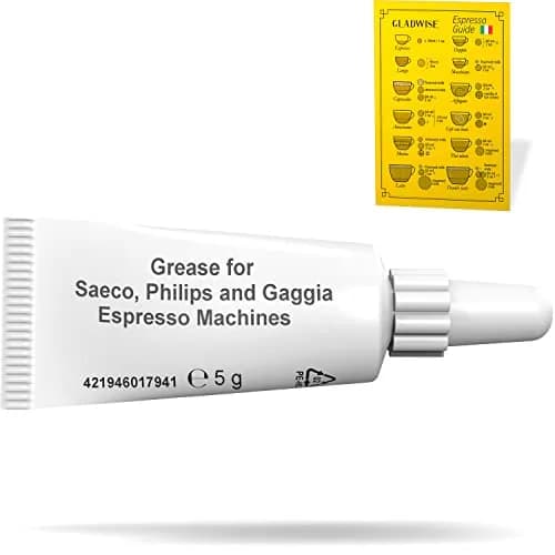 Gladwise Espresso Machine Grease 5g (0.176 oz) | Food-Safe NSF H1 Registered Lubricant for Saeco, Philips LatteGo thumbnail 1