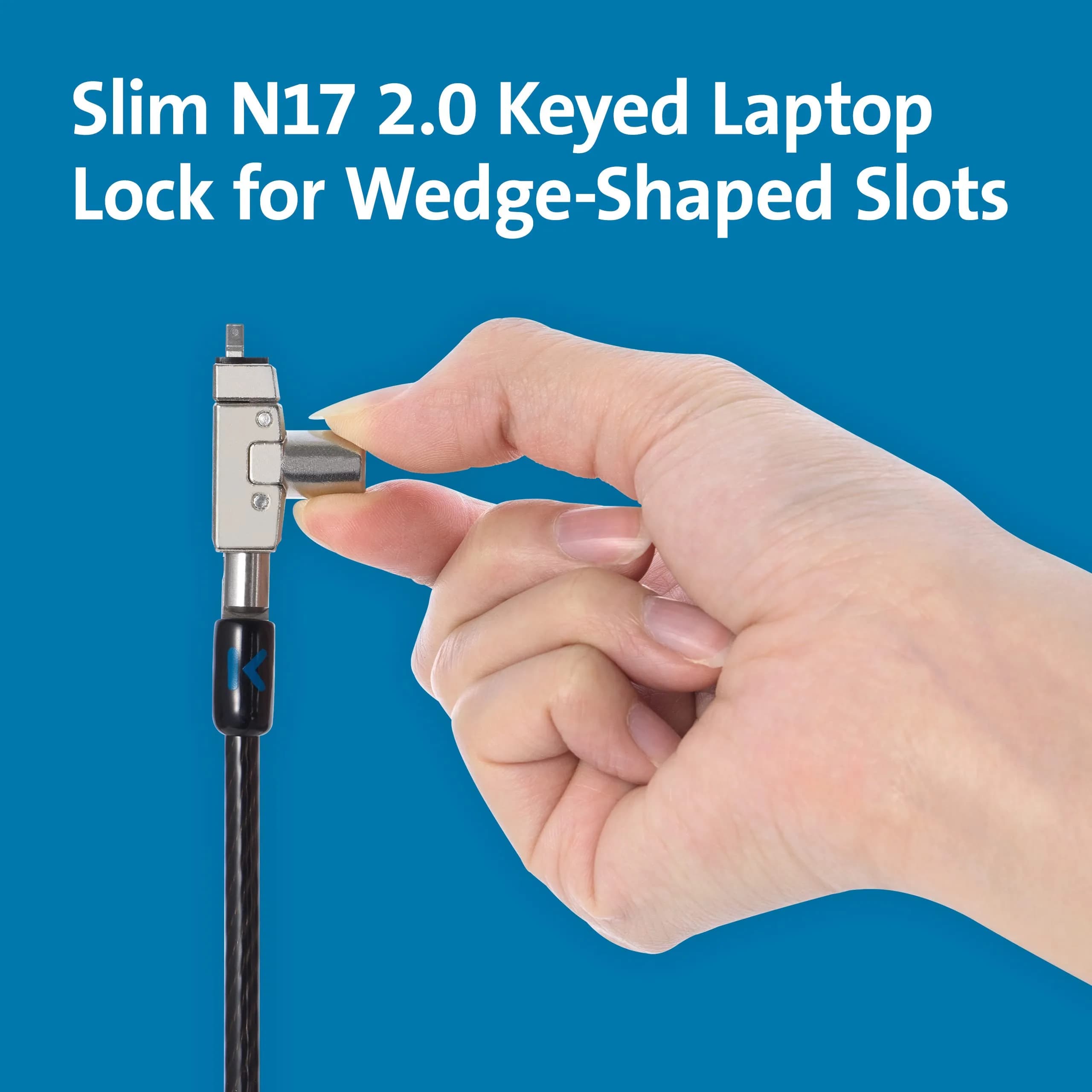 Kensington N17 2.0 Keyed Laptop Lock for Dell & Alienware K60500WW | Slim Lockhead for Thin Laptops - view 2
