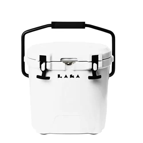 LAKA 20 Qt Cooler White | Compact Ice Chest with 3-Day Cold Retention thumbnail 1