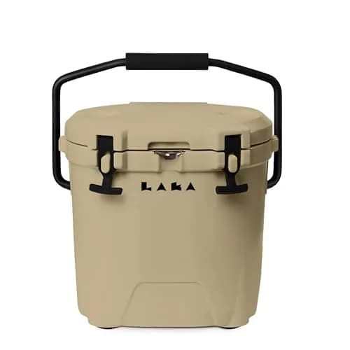 LAKA 20 Quart Rotomolded Cooler | Insulated Ice Chest for Beach & Camping, Holds 18 Cans + 25 lb Ice, Up to 3 Days Cold thumbnail 1