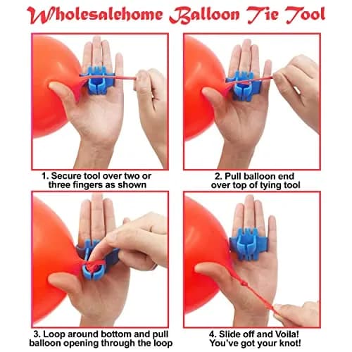 Wholesalehome Helium Tank for Balloons 14.9 Cu Ft | DIY Party Decoration Kit with 50 Latex Balloons thumbnail 6