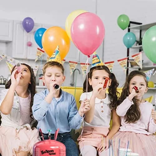 Wholesalehome Helium Tank for Balloons 14.9 Cu Ft | DIY Party Decoration Kit with 50 Latex Balloons thumbnail 2