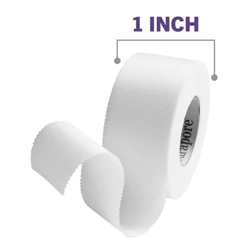 Nexcare Durapore Durable Cloth Tape 2.5cm (1in) x 9.1m (10yds) - 6 Rolls | Dermatologist-Tested, Hypoallergenic thumbnail 7