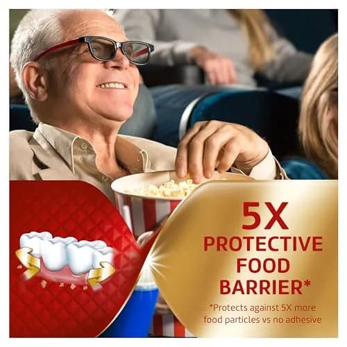 Super Poligrip Power Max Power Hold plus Seal Denture Adhesive Cream 65.9ml (2.2 oz) | Strongest All-Day Hold & Food Seal thumbnail 3
