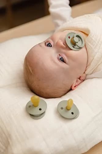 BIBS Colour Collection Natural Rubber Pacifier 2-Pack (18+ Months, 4.1cm x 4.8cm x 4.4cm) | Denmark-Made BPA-Free Soother thumbnail 5