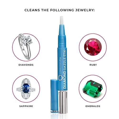 CONNOISSEURS Diamond Dazzle Stik & Jewelry Wipes Bundle | Jewelry Care Kit for Diamonds & Precious Stones thumbnail 6