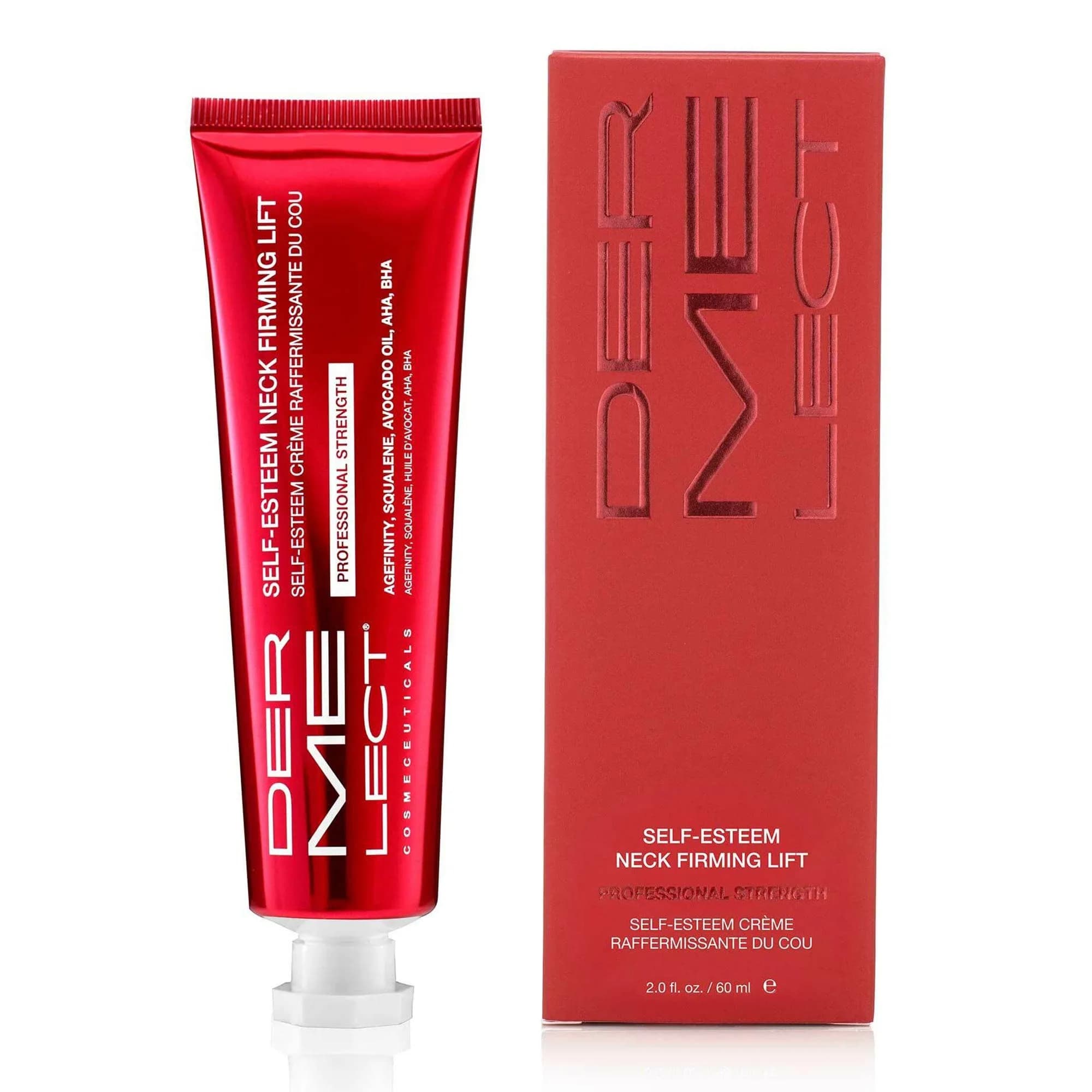 Dermelect Self-Esteem Neck Firming Lift Professional Neck Cream, 2 oz | Targets neck aging & improves firmness — 2 Ounce