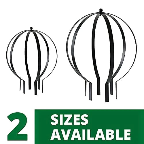 DECOR WOW Small Metal Trellis 19.5" x 16" | Weatherproof Garden Support Structure thumbnail 3