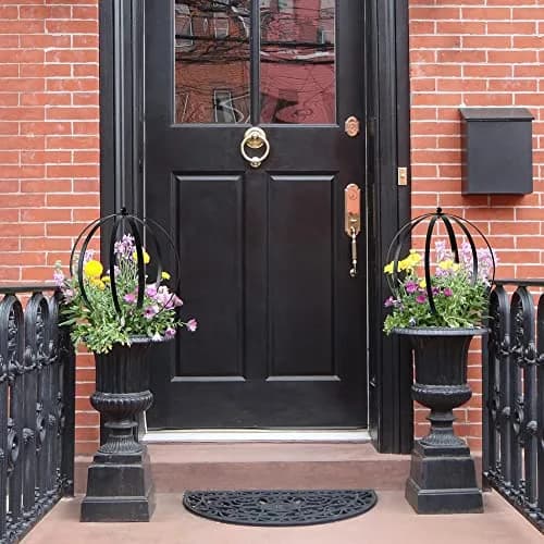 DECOR WOW Small Metal Trellis 19.5" x 16" | Weatherproof Garden Support Structure thumbnail 4