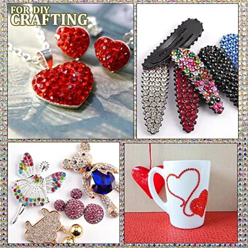 BELLEBOOST Flatback Rhinestones 4520 Pcs Colorful Nail Art Rhinestones with Picker & Tweezer | Multi-Size & Colorful (70-120 chars) thumbnail 6