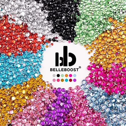 BELLEBOOST 4520 Pcs Nail Art Rhinestones Set with Tools | Crystal Gems for Nails & Crafts thumbnail 2