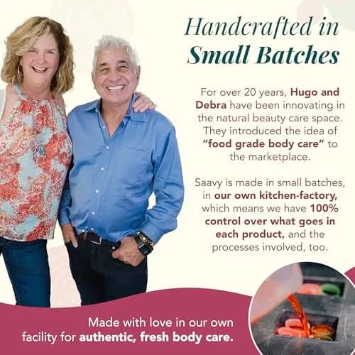 Saavy Naturals Organic Bath Bombs – Relaxing Foaming Fizz, Bulgarian Rose, 12 oz | Gentle for Sensitive Skin thumbnail 6
