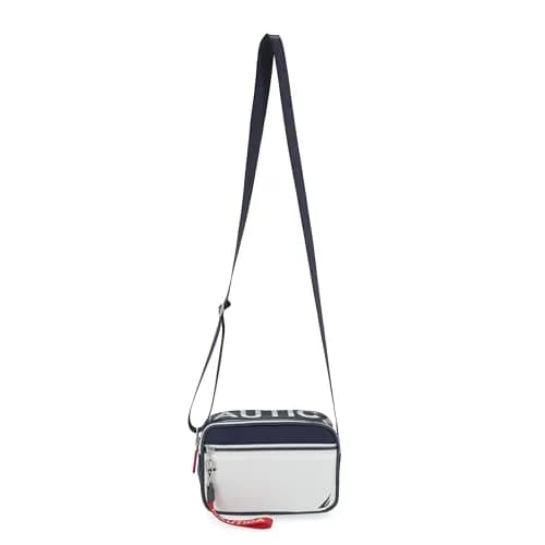 Nautica High Seas Camera Crossbody Bag Indigo/White 20.32cm (8") | Stylish & Practical Travel Accessory thumbnail 7