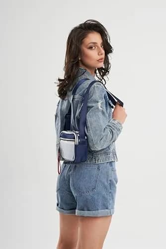 Nautica High Seas Camera Crossbody Bag Indigo/White 20.32cm (8") | Stylish & Practical Travel Accessory thumbnail 3