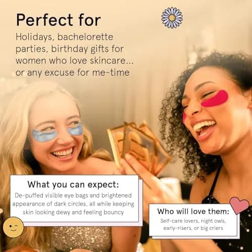 grace & stella Under Eye Mask 72 Pairs (Gold, Pink, & Blue) | Reduces Dark Circles, Puffiness, Wrinkles thumbnail 6