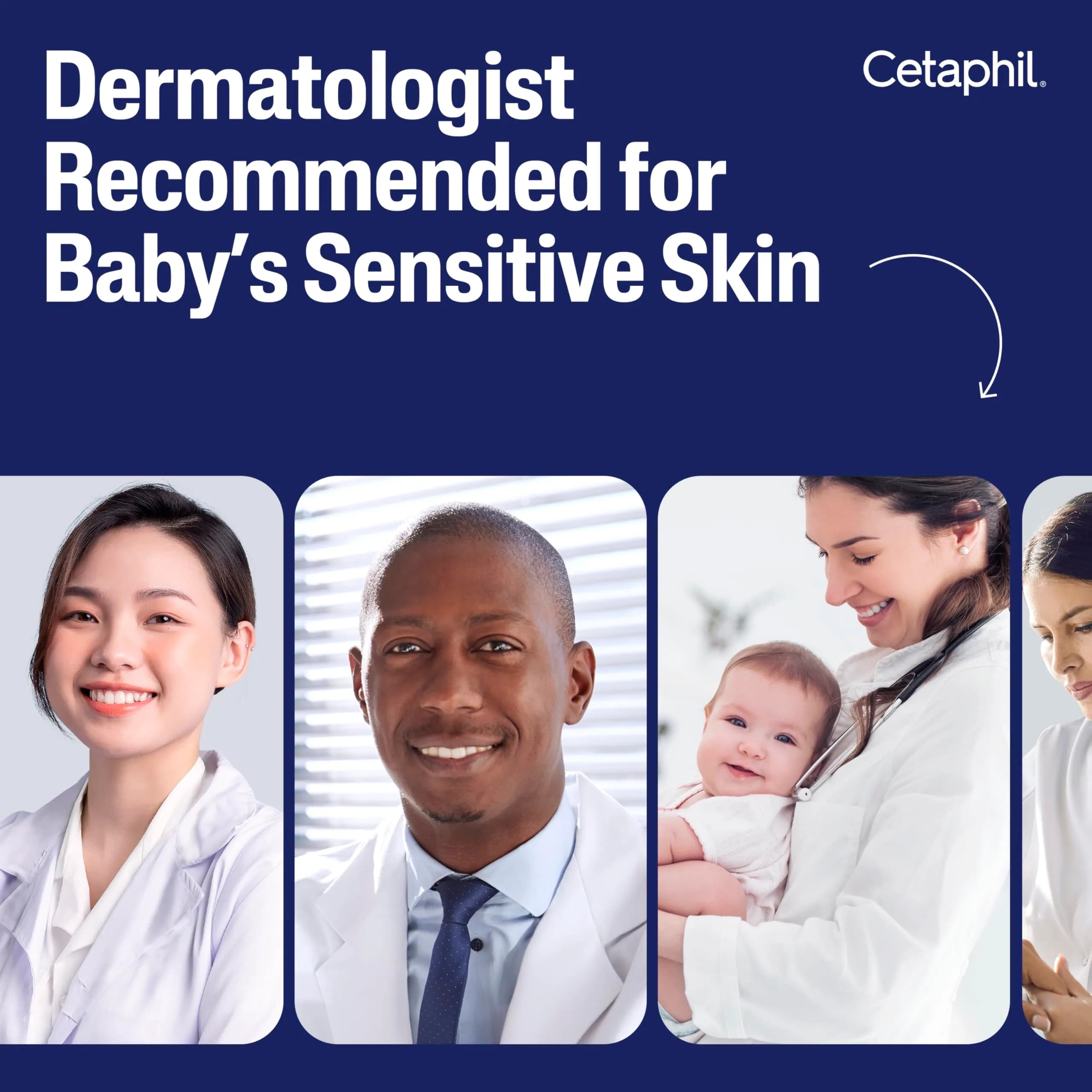 Cetaphil Baby Wash & Shampoo Plus Daily Lotion, Healthy Skin Essentials, 2 x 13.5 fl oz | 24-Hour Hydration for Delicate Skin - view 7