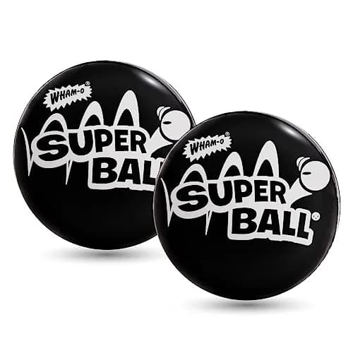 Wham-O Original Superball with Zectron (2 Pack Bundle) — 5.46 cm (2.15 in) Diameter | Classic American Toy thumbnail 1