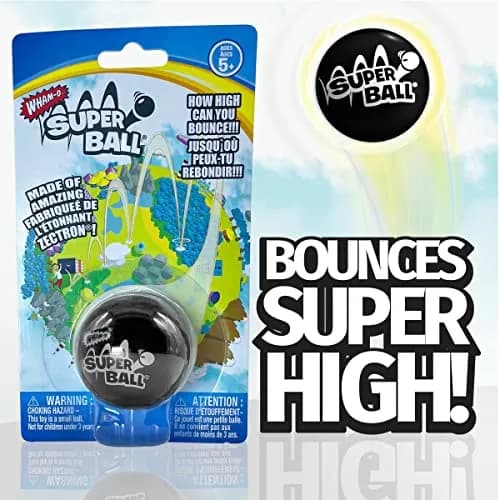 Wham-O Original Superball with Zectron (2 Pack Bundle) — 5.46 cm (2.15 in) Diameter | Classic American Toy thumbnail 3