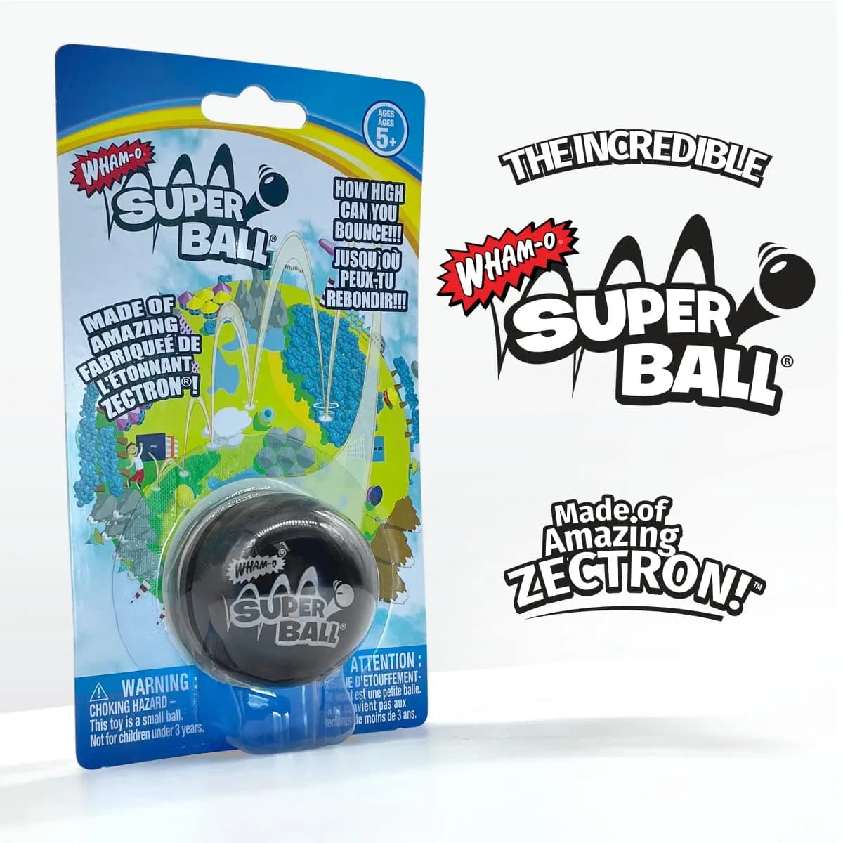 Wham-O Original Superball with Zectron (2 Pack Bundle) — 5.46 cm (2.15 in) Diameter | Classic American Toy - view 4