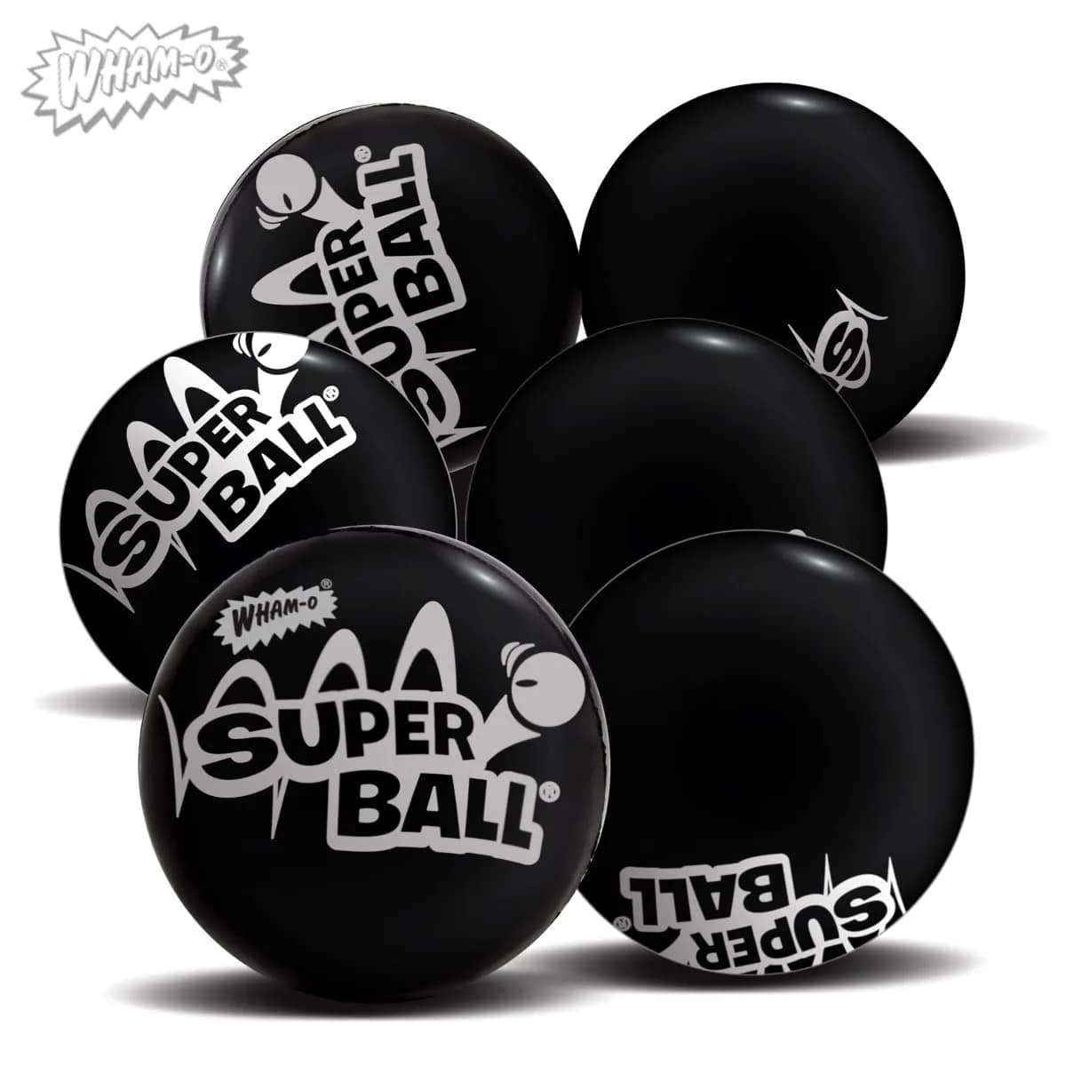 Wham-O Original Superball with Zectron (6 Pack Bundle) | Classic American Toy for Outdoor Fun - view 7