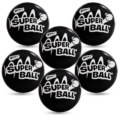 Wham-O Original Superball with Zectron (6 Pack Bundle) | Classic American Toy for Outdoor Fun thumbnail 1
